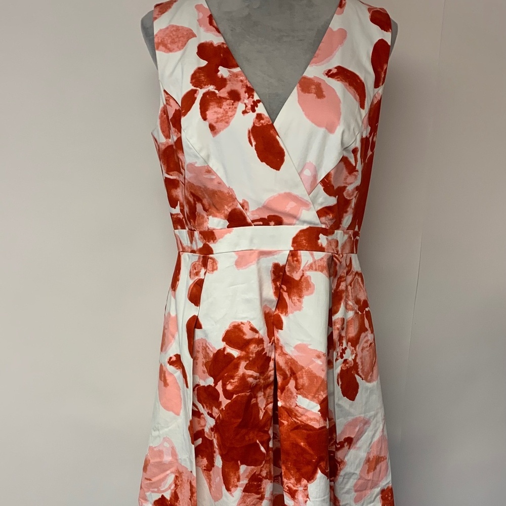 ELLEN TRACY dress SZ 10 retro look crinoline 50’s vibe floral cottagecore - Picture 2 of 11